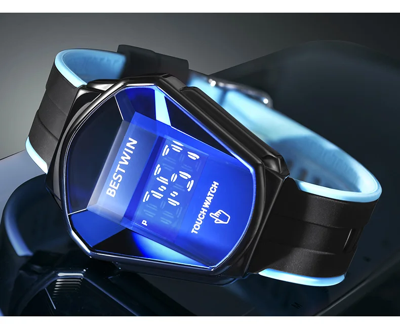 Reloj de lujo con pantalla táctil LED para hombre, reloj digital de  negocios para hombre, relojes deportivos al aire libre, reloj de pulsera