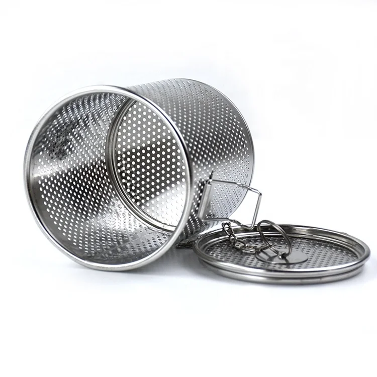 Travelwant Stainless Steel Spice Seasoning Strainer Wire Mesh Design Tea Ball Strainer Soup Seasonings Seperation Basket Spice Filter Kitchen Tools