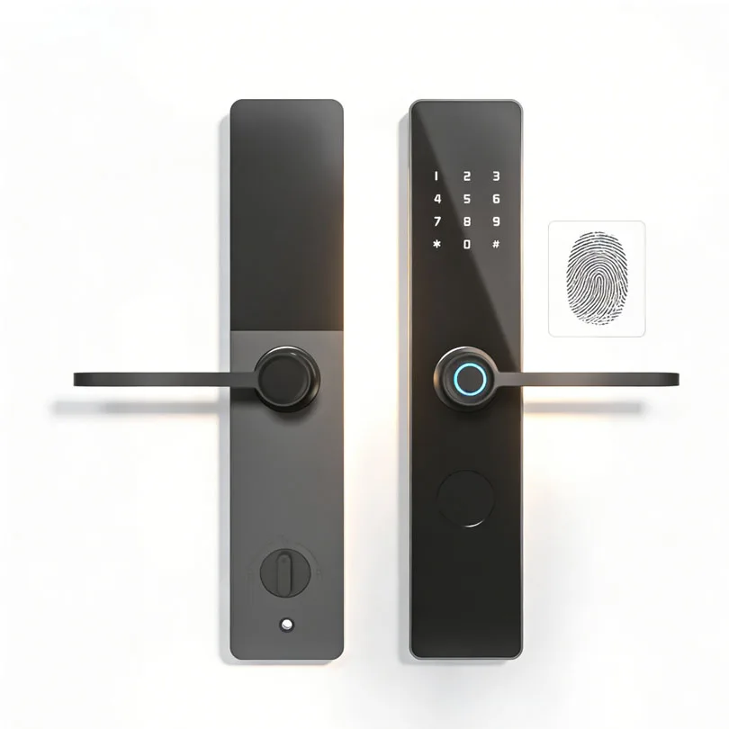 Cena hurtowa odpornego na warunki atmosferyczne inteligentnego zamka z odciskiem palca i hasłem, bezpiecznego, inteligentnego zamka do drzwi, Kaisstar