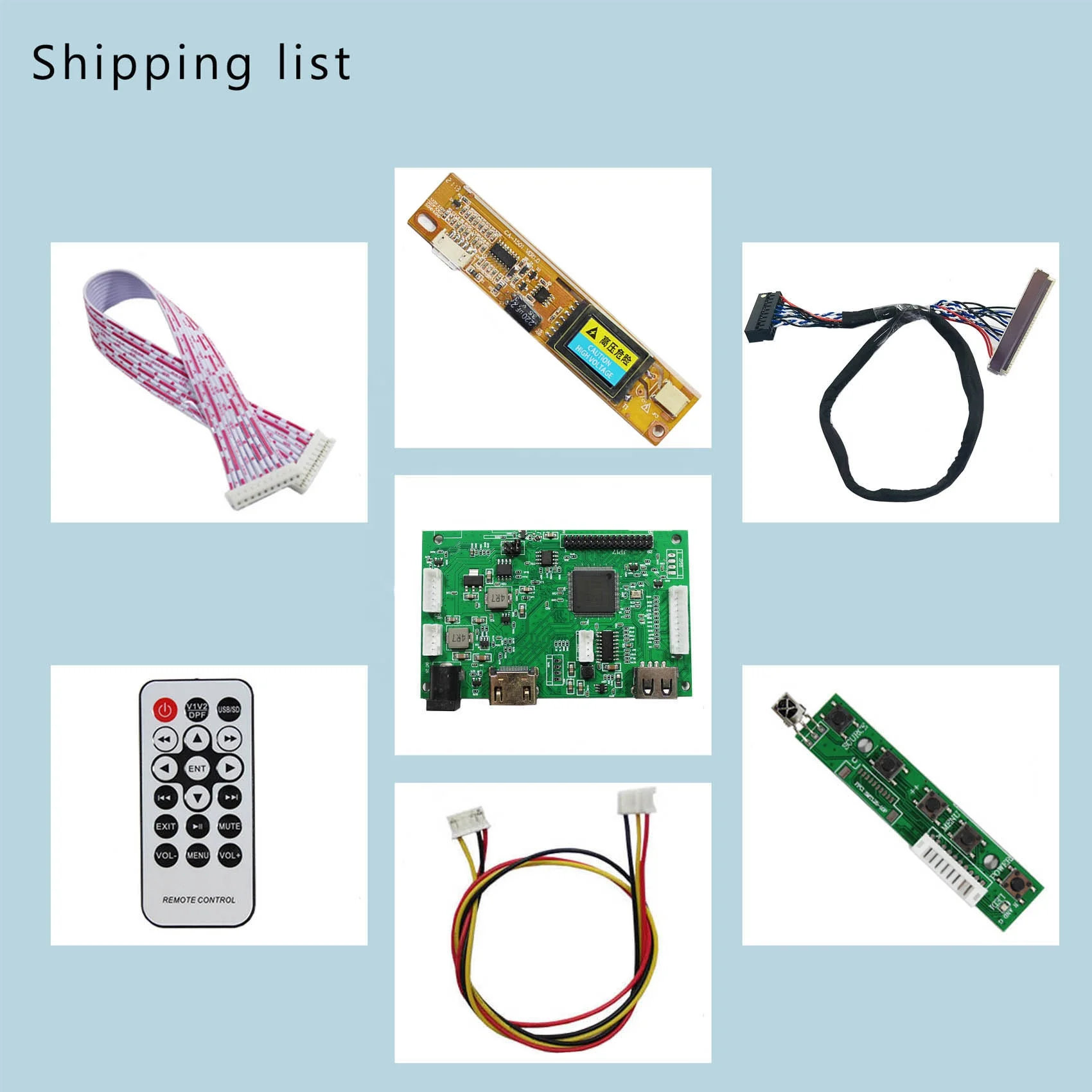16-17 D-DAY BOARDS ランケット156 HD-MI LCD Controller Board for 15.6inch and 16inch Displays