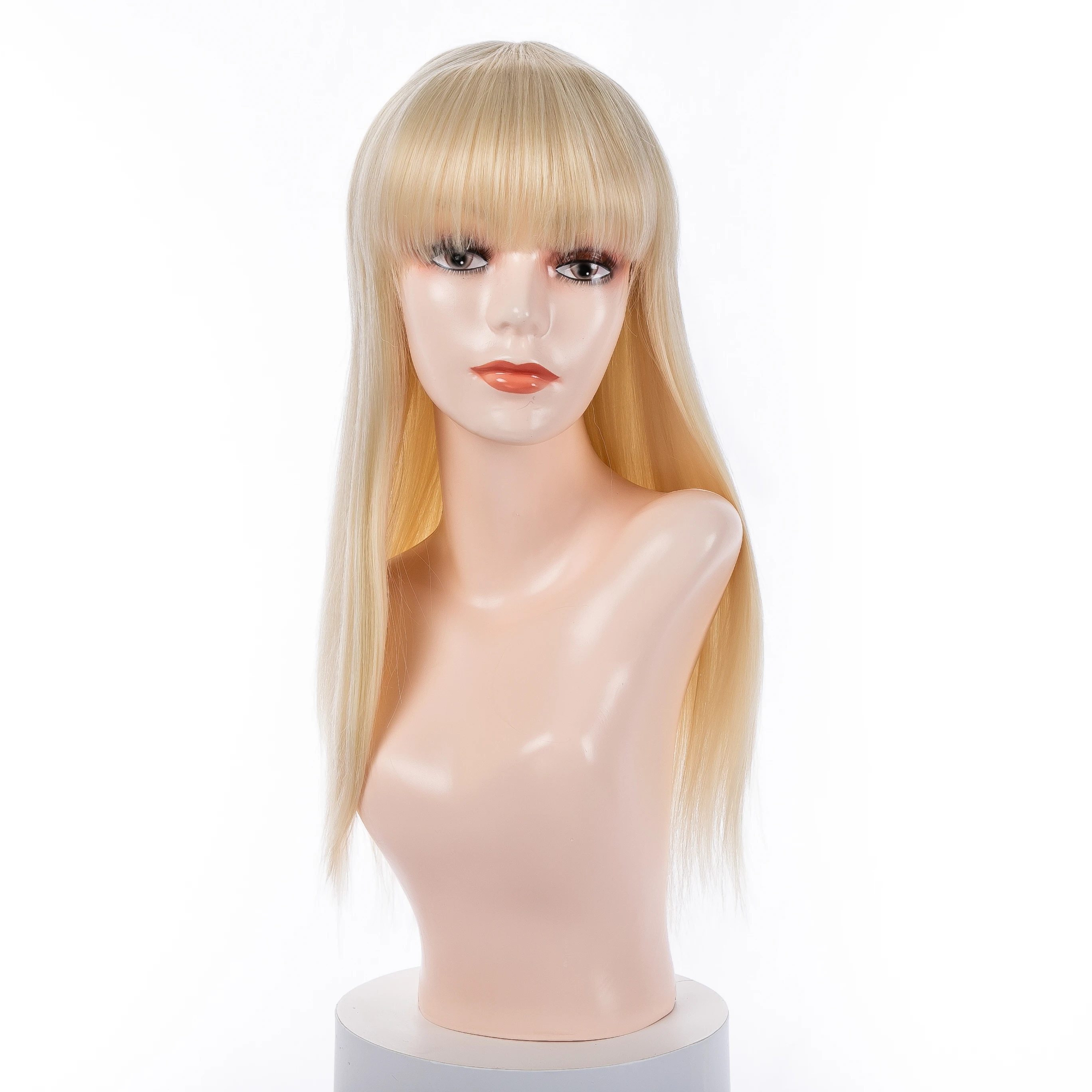 Wig Mannequin Head And Bust Realistic Female Bald Wig Display