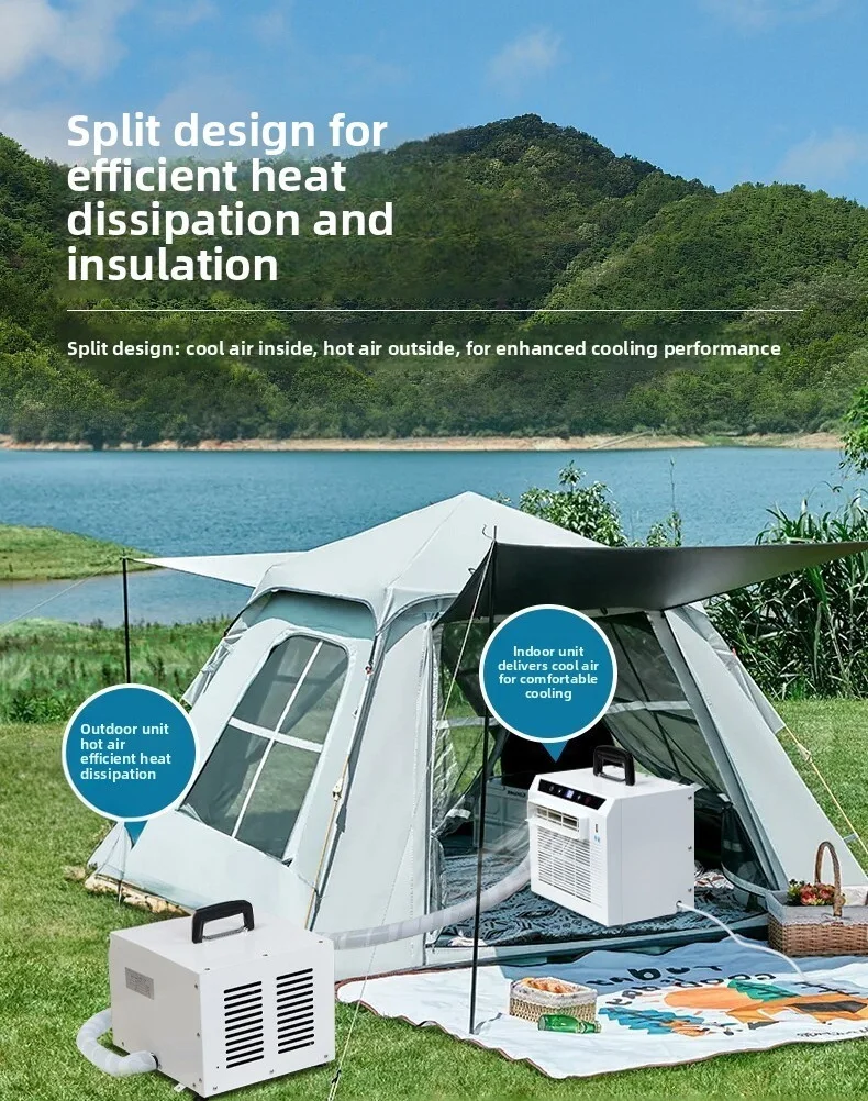 Split Mobile Air Conditioner, portable, monoblock, wall, R290 - detail 6