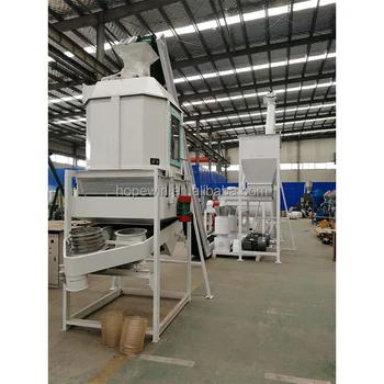 Easy Operation Chicken Cattle Feed Mill Production Line Manufacturing Plant for Sale with 1ton/h Engine Provided HOPE 4000 1TPH