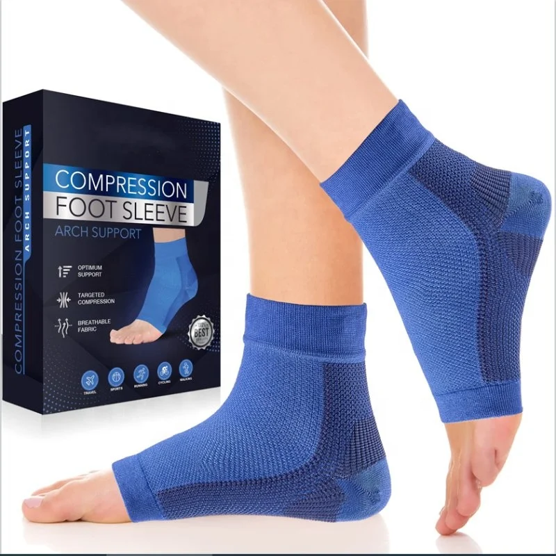 Plantar Fasciitis Achilles Tendonitis Relief Ankle Sleeve Compression ...