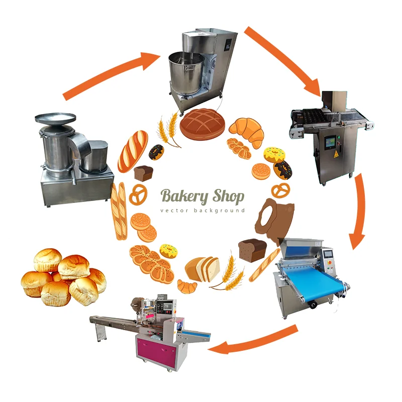 Multishaped Popped Rice Cake Cereal Bar Production Line