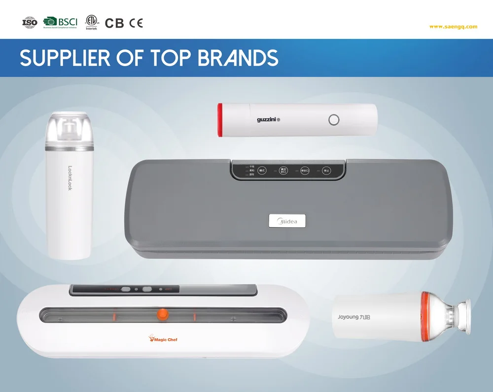 Portable Home Kitchen Electric Automatic Vacuum Sealer Plastic Bag