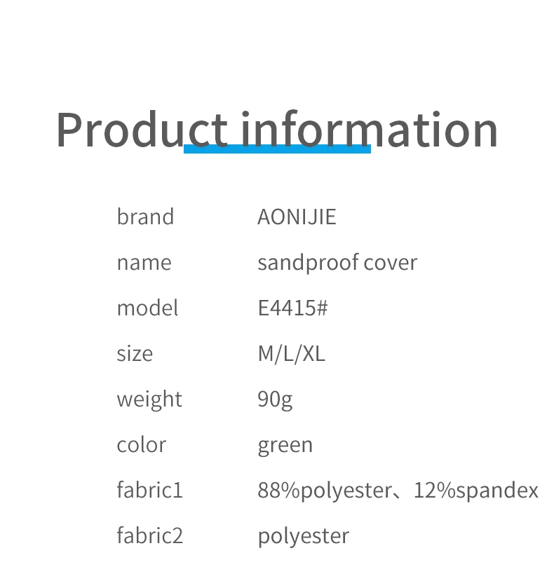 Aonijie E4415 Outdoor Hiking Offroad Sandproof Cover Stretchy Antiskid Shoe Cover With