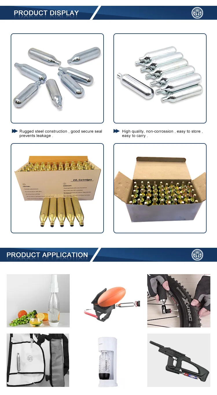 High Pressure Tyre Inflation Gold Co2 Cartridge C02 Inflator Buy Co2