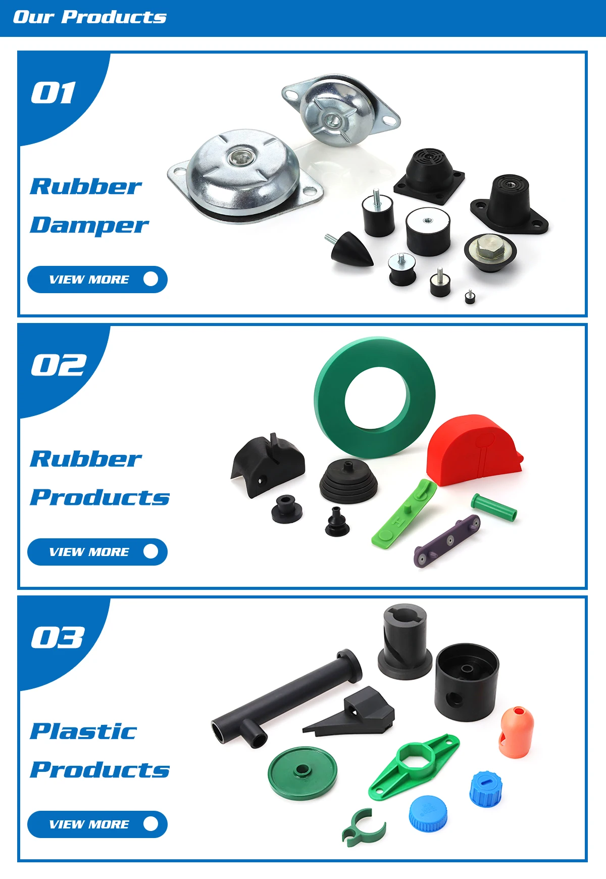 Factory Custom Anti Vibration Mounting Generator Rubber Vibration