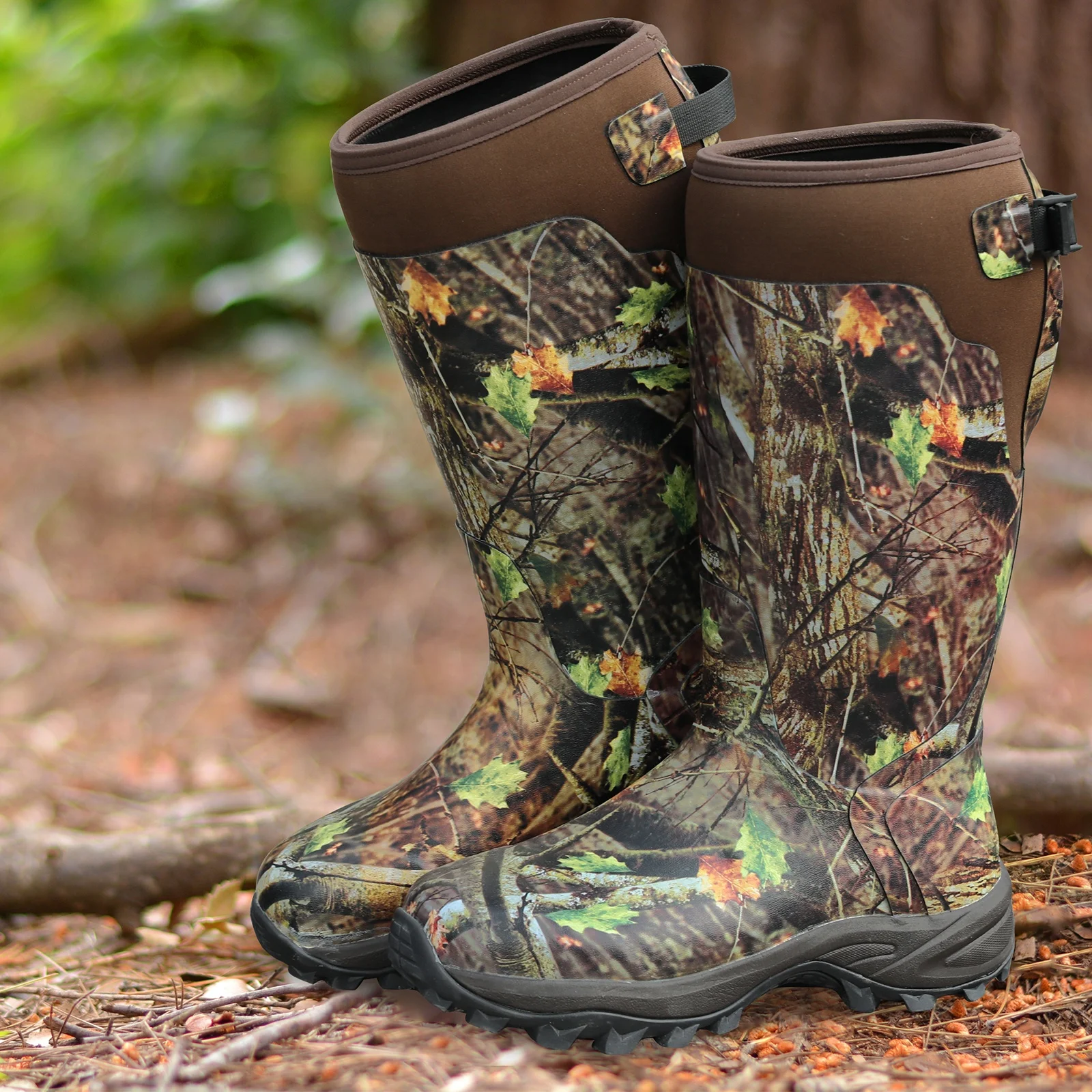 Hunting Boots for Men - Waterproof Insulated Rubber Boots