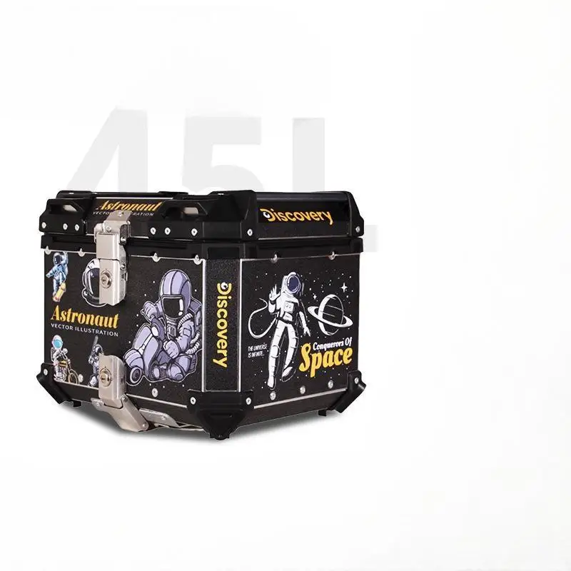 Factory Wholesale PP High Quality Fall Waterproof Safety 45L Motorcycle Box