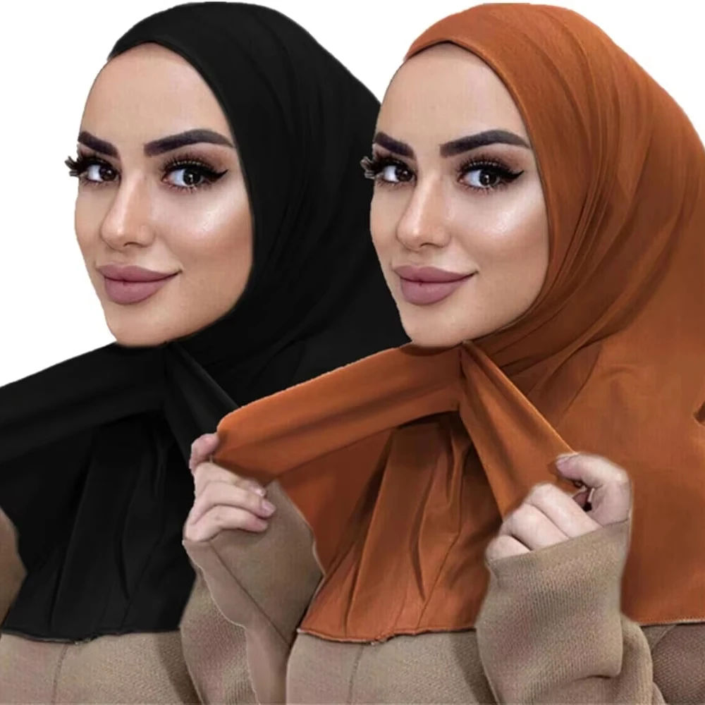 Kuwait Hijab Undercap Mousseline - Stretch Hoofddoek Dames, Ademend Zomer & Warm Winter