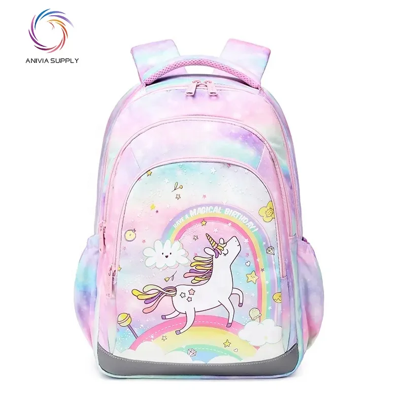 Sac À Dos Kawaii Pour L'École, Sac À Dos Mignon Avec Accessoires Kawaii