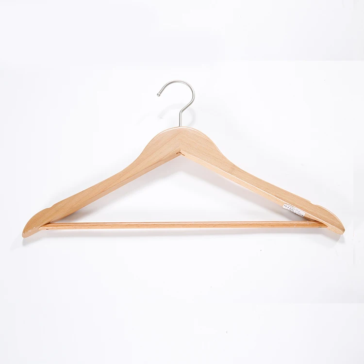 Honeyson Hotel Anti Theft Wooden Clothes Coat Hanger Hot Sale