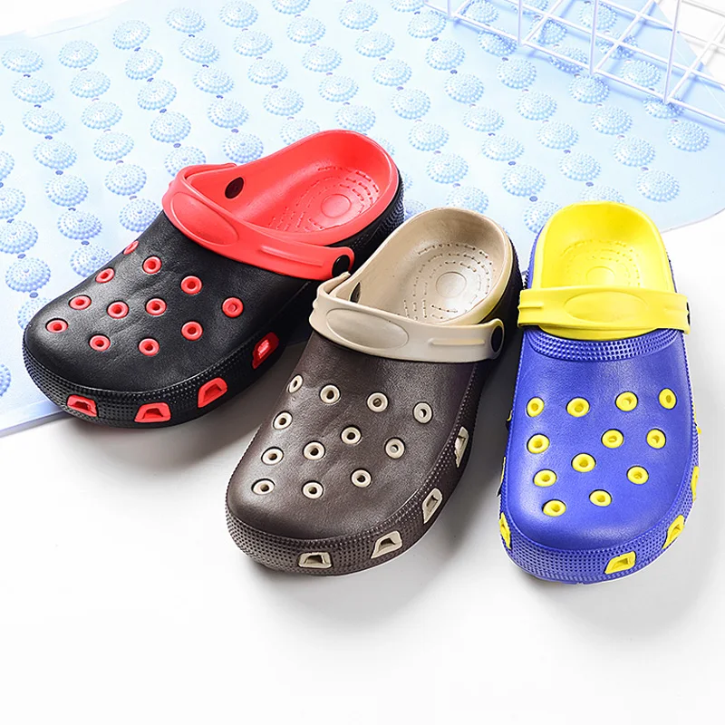 
 Женская обувь eva clog, двухцветная обувь для девушек, садовая обувь, модные женские сабо  