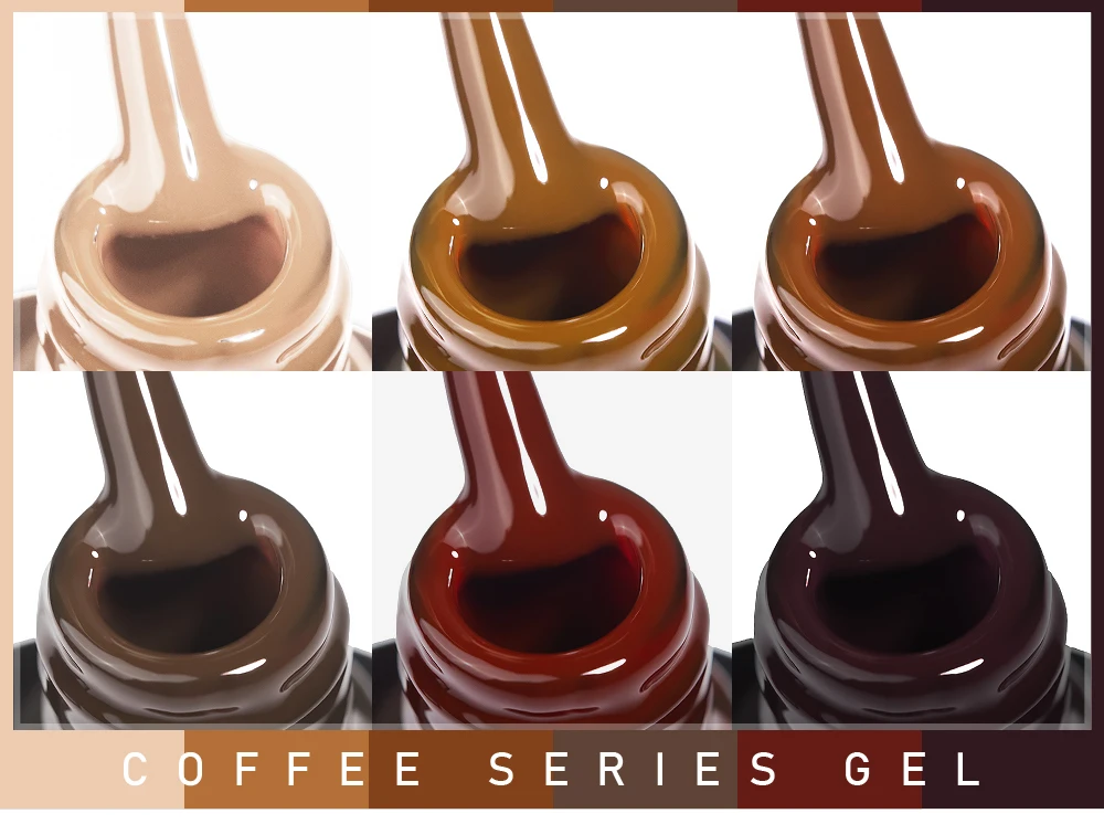 gel nail polish nail gel supplier verniz nail polish gelpolish brown gel esmaltes semipermanente gel polish set gel nail polish set nail kit 6 pieces gel polish