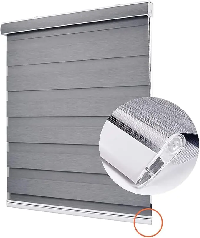 Home Decor zebra Blinds Bottom Rail,optional Bottom Rail End Cap for Roller Blinds,modern Roller Blinds Oval Bottom Rail