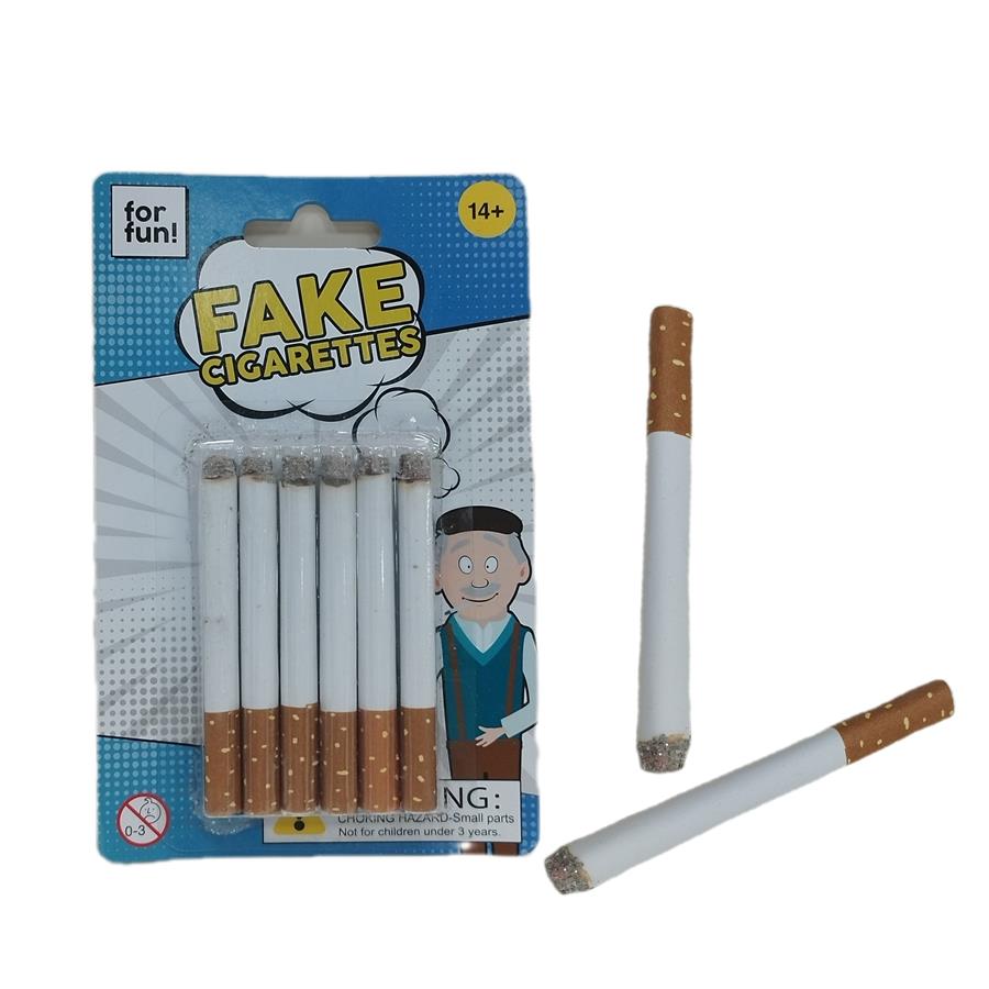 fake cigarettes for films Realistic Fake Cigarettes - 6 Pc Pack Prop for Halloween, Parties & Pranks