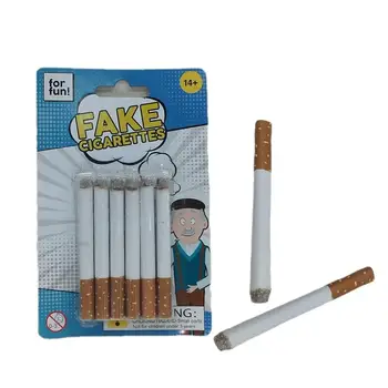 fake cigarettes joke shop Realistic Fake Cigarettes - 6 Pc Pack Prop for Halloween, Parties & Pranks