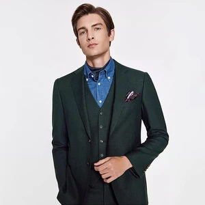 Customised High-Grade Men's Suits Tuxedo Breathable and Waterproof Two-Piece Formal Suit for Weddings Business Exquisite Blazer
