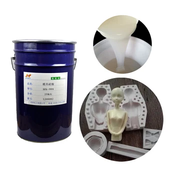 rtv2 silicone rubber liquid molding raw material custom for gypsum resin candles gel chinese factory