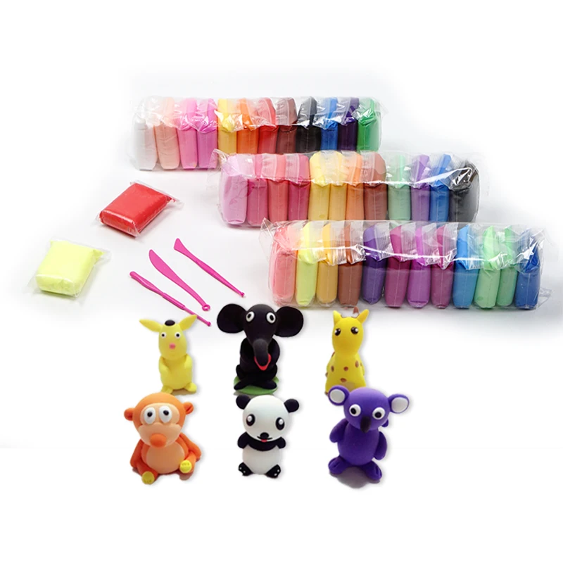 Высококачественная суперглина, развивающая игрушка, легкая глина, материал «сделай сам» для детей, цветная пенопластовая глина