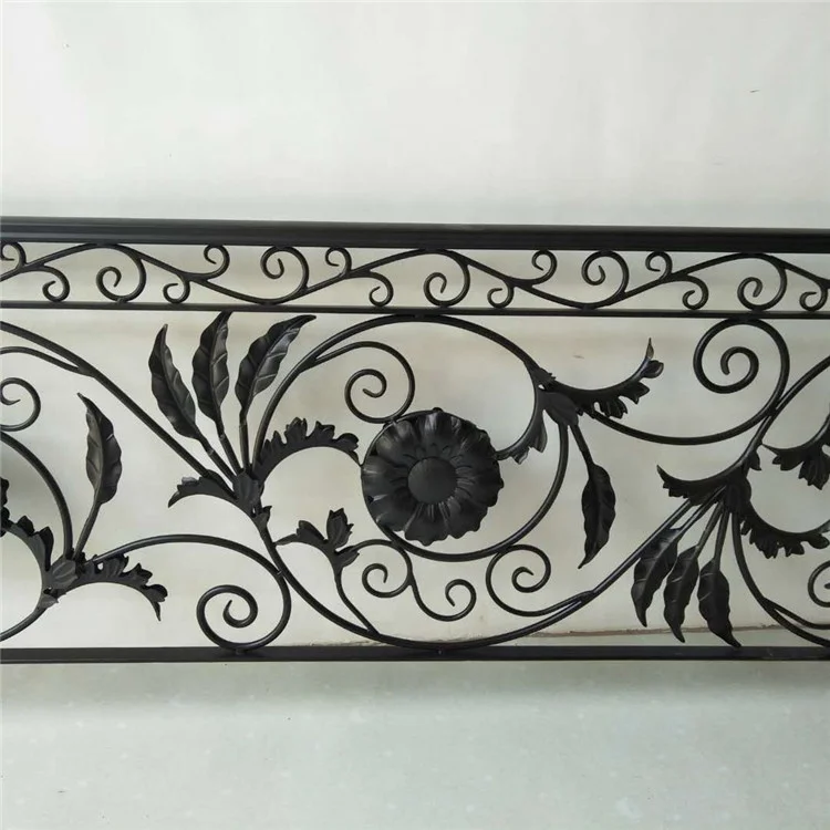 Новая современная Кованая Железная лестница Простой дизайн для железных лестниц перила