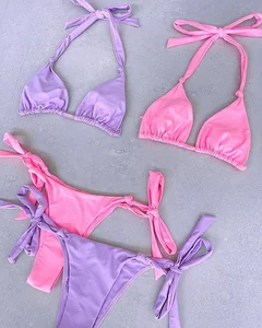 Two Piece Set Ladies Bikini Custom 2026 Lightweight Women Thong Swimwear Bikini