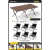 150 Chaises Kermit en Noyer Noir * 6
