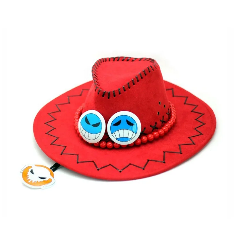 Compre Uma peça portgas d ace macaco luffy tony chopper trafalgar lei chapéu  cosplay adulto unisex boné dos desenhos animados acessórios de fantasia