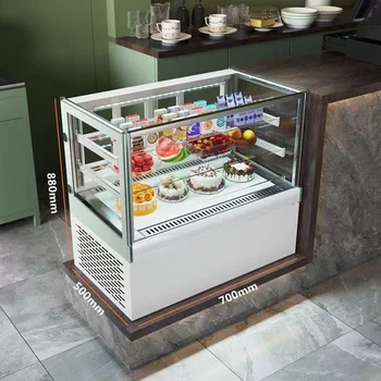 Bakery Pastry Chiller Mini Chocolate Cake Display Fridge Cabinet Freezer Chiller Cooler Case Vitrine Showcase Refrigerator