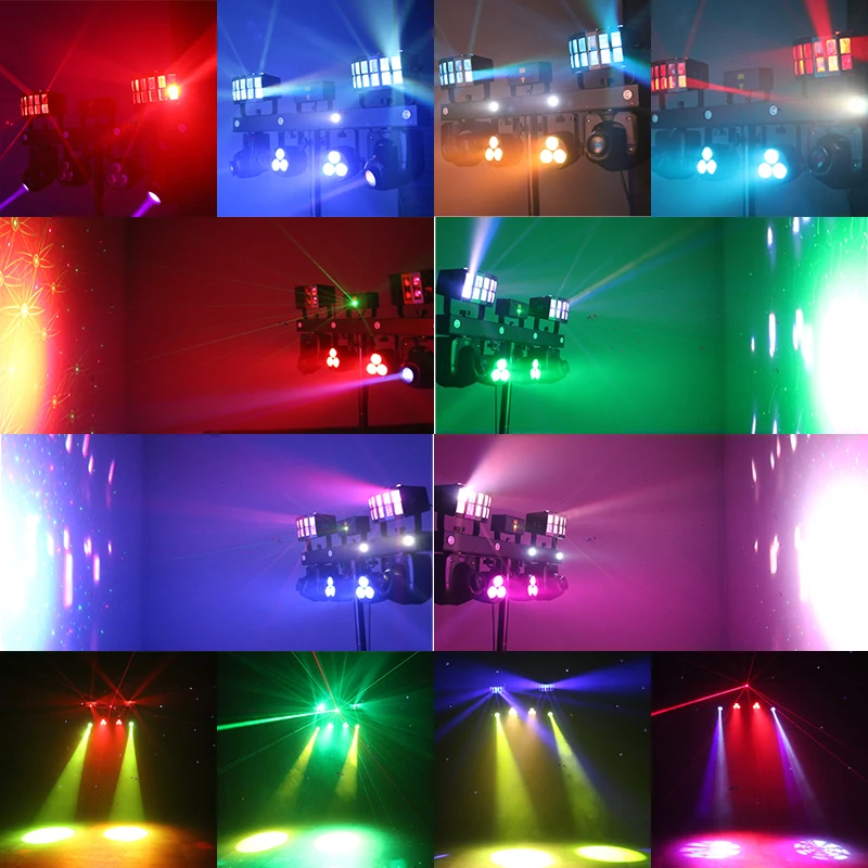 Professional Portable Dj Light Set With Stand New Gig bar Move Dj Lighting System Dj Lights Gig bar for Disco Party Stage Lights