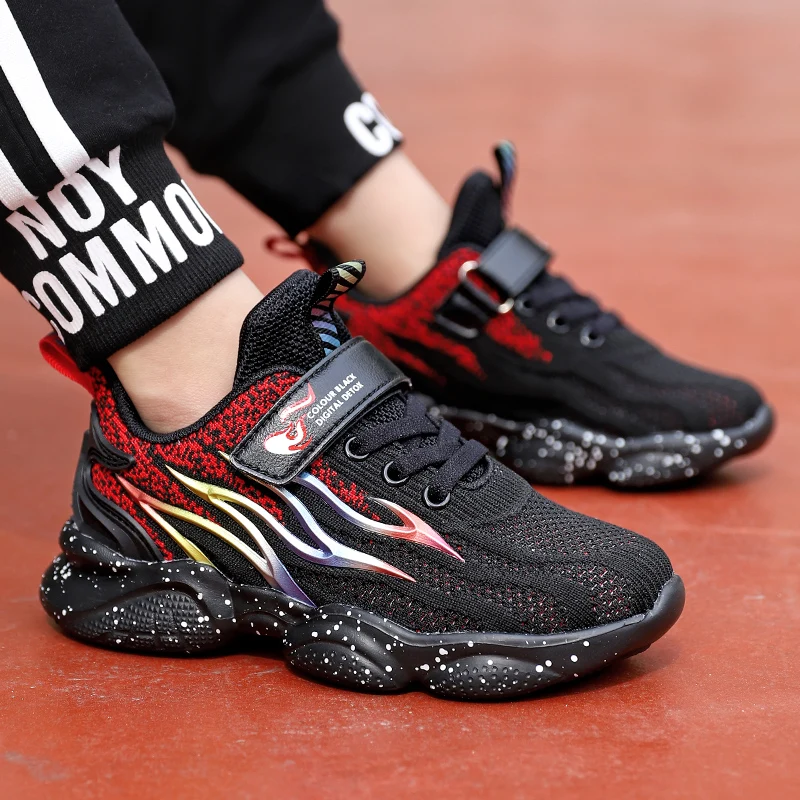 Детские кроссовки для мальчиков и девочек дышащие летняя спортивная обувь прогулок