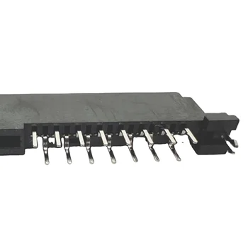 Manufacturer SATA7+15P Long Body Double Row 180 Degree With Harpoon Non-Convex High Temperature LCP Material connector