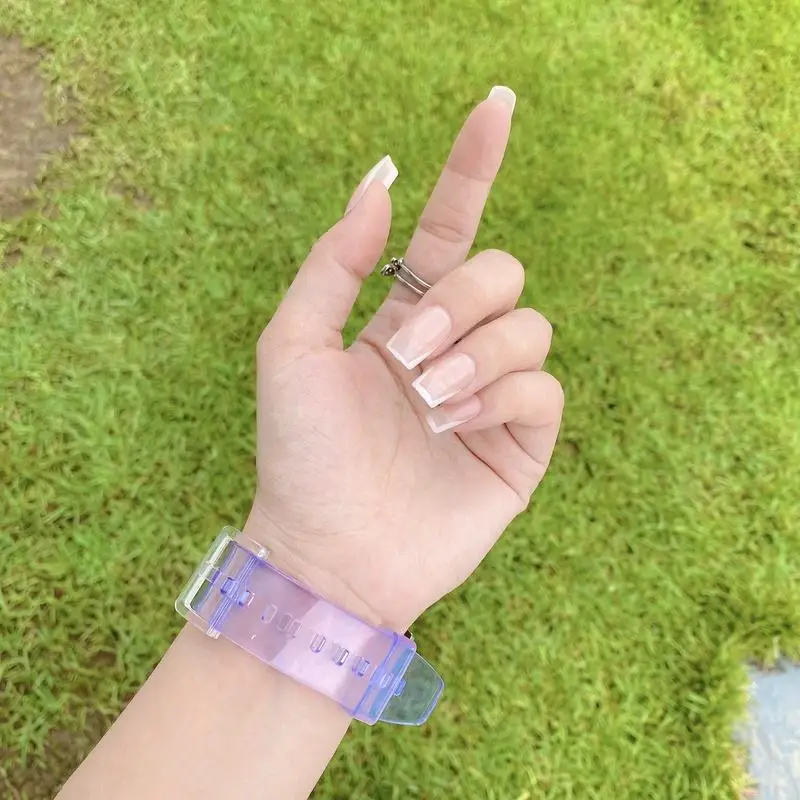 product wholesale custom new design smart sports silicone watch bands mens womens 40 41 42 43 44 45mm compatibility for apple watches-4