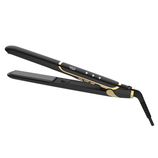 OEM ODM Tourmaline Infused Ceramic Heating plates Hair Straightener With Multi-Voltage Hair Straight Flat Iron Plate