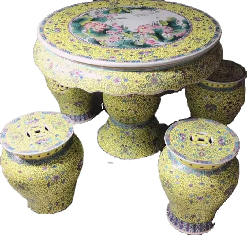 陶器机 贈り物に最適な伝統的な陶器のテーブルセット｜庭用・結婚式用