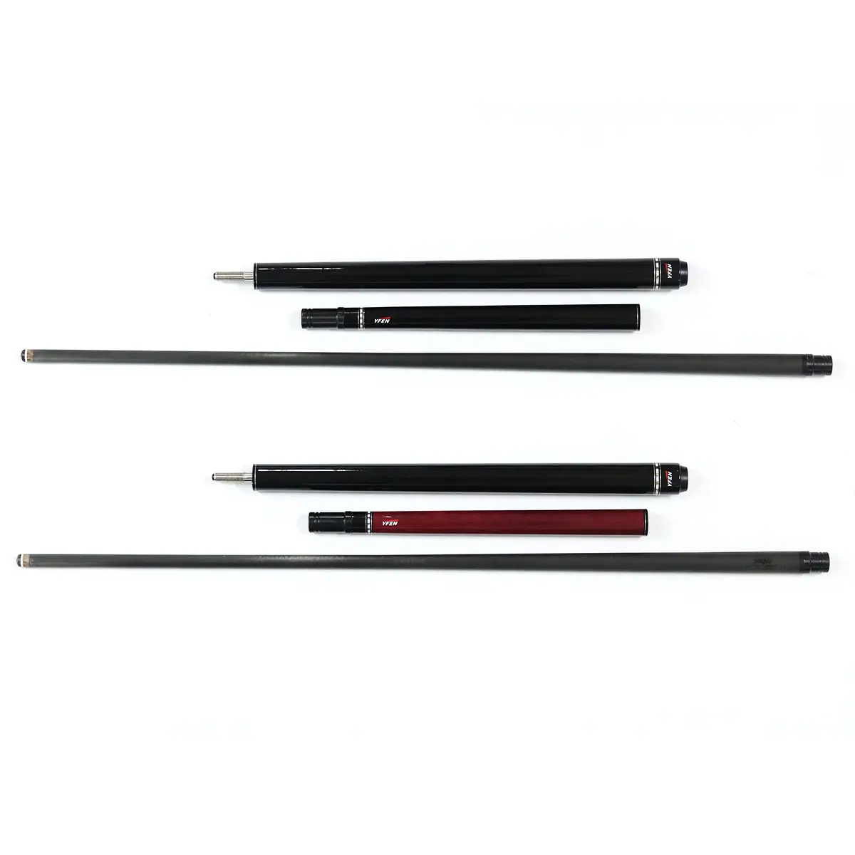 High-tech Yfen Carbon Fiber Pool Cue - 12.5mm Billiard Stick