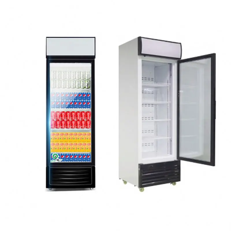 300l Cafetería Equipo Precio Enfriador Refrigerador Mini Refrigerador De  Una Puerta Con Cerradura Y Llave - Buy Equipo De Cafetería Product on  