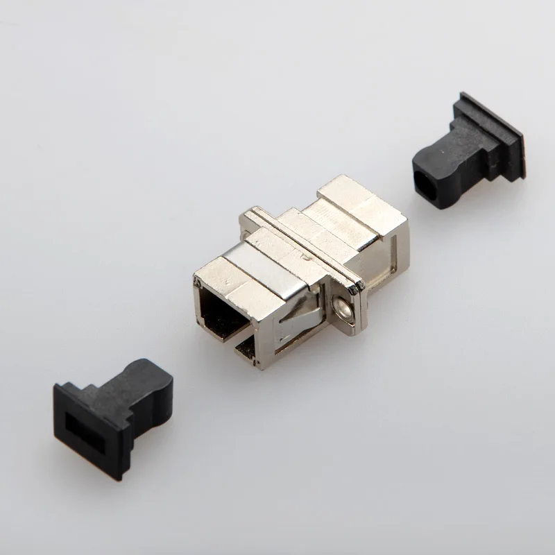 Fiber splitting adapter SC TO UPC simplex mode fiber optical coupler metal SC-UPC fiber  optic adapter