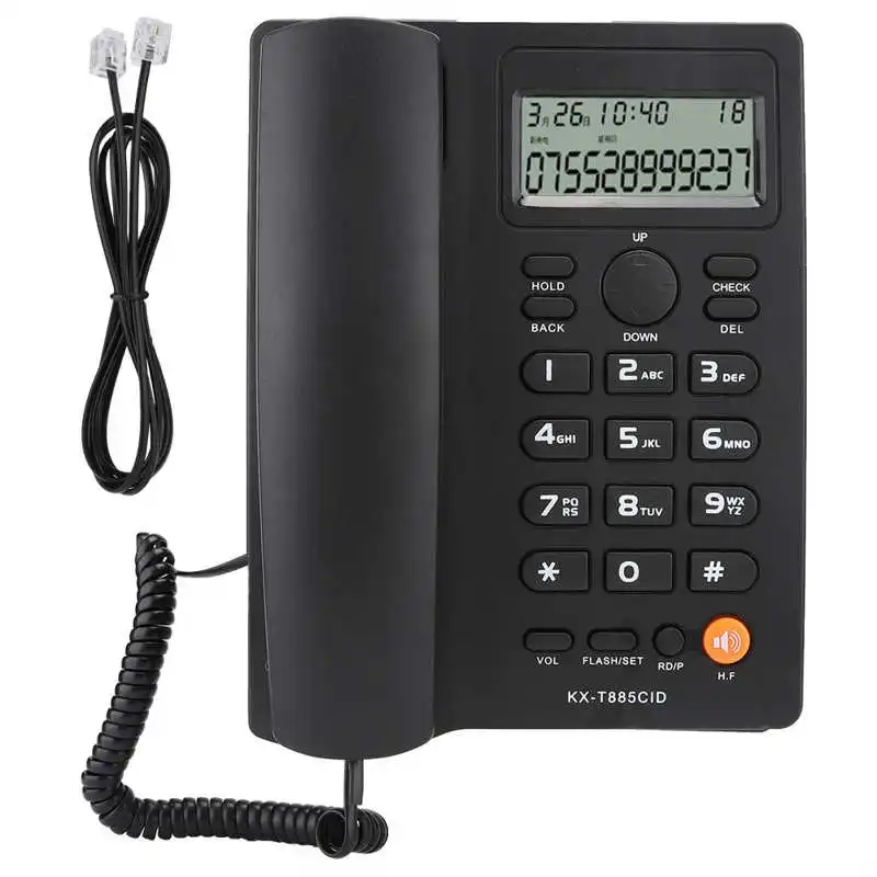 Telephones - KX-T2025CID Desktop Corded Landline Telephone With Caller ID Display And Auto - View #3