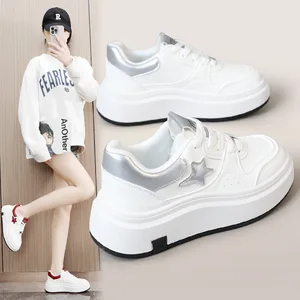 Cp336 New Breathable Design Sneakers Thick Sole Height Increase Casual Board Shoes Customized Logo Walking Shoes