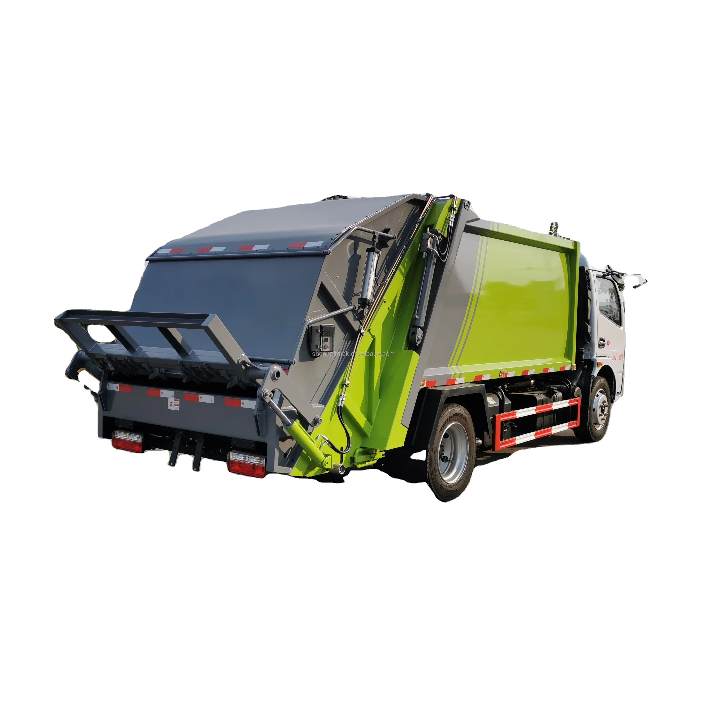 japanese new or used small compactor trash can garbage truck for