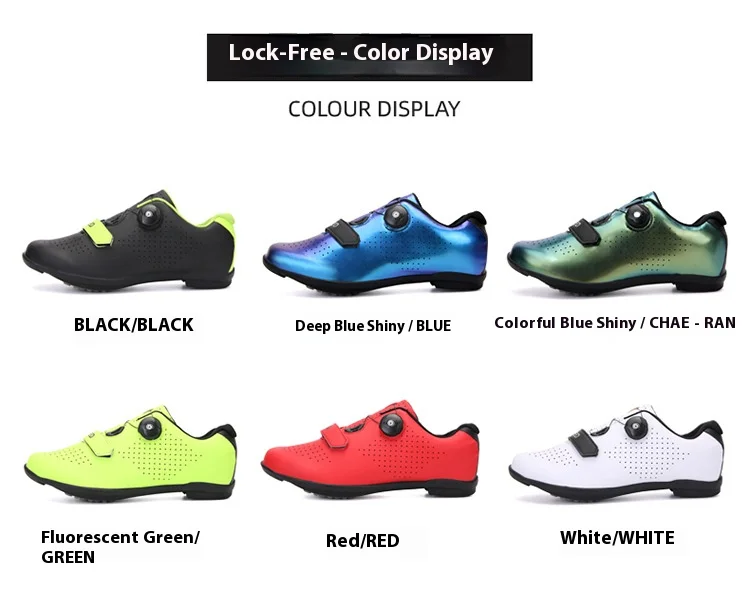 Unisex Road Mountain Cycling Shoes Locks No Locks Options Dynamic Design All Outdoor Mesh Sports Shoes for Winter Summer