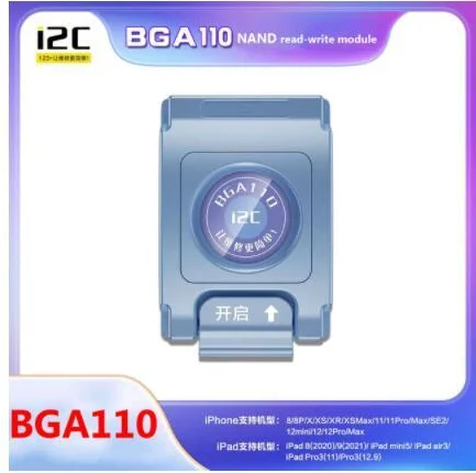 I2C P14 Pro BGA110 BGA70 PCIE NAND HDD Programmer for iPhone 6 to 14 Pro Max Purple Screen SYSCFG Data Read Write SN Unbind Wifi