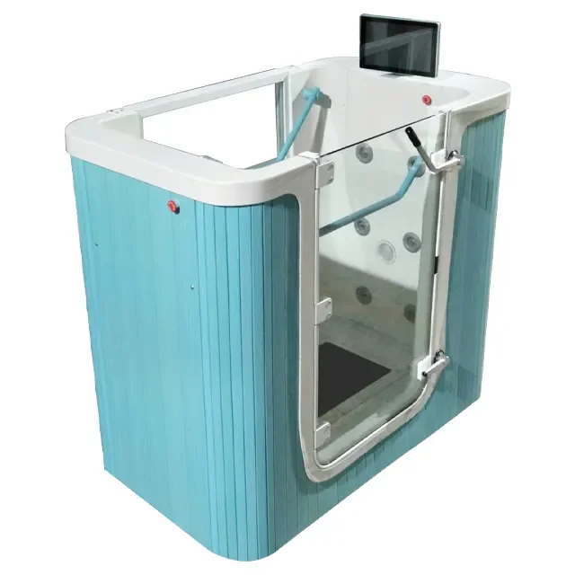 2024 Hot Selling Underwater Treadmill Hydrotherapy Water Massage Bathtub Stroke Rehabilitation Equipment
