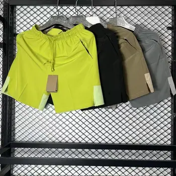 Summer Men's Shorts Gym Pant French Terry Quick Dry Active Athletic Shorts Training Pants Solid Men's Shorts With Pockets
