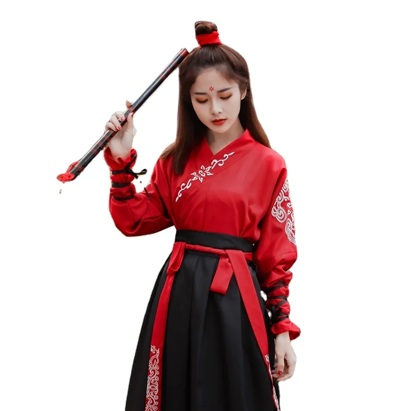 Women Fairy Clothing Hanfu Dress Girl Ancient Chinese Cosplay Dance Costume Tang