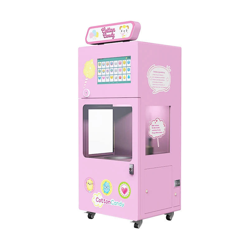 Multiple Payment Methods Cotton Candy Machine for Corporate Events