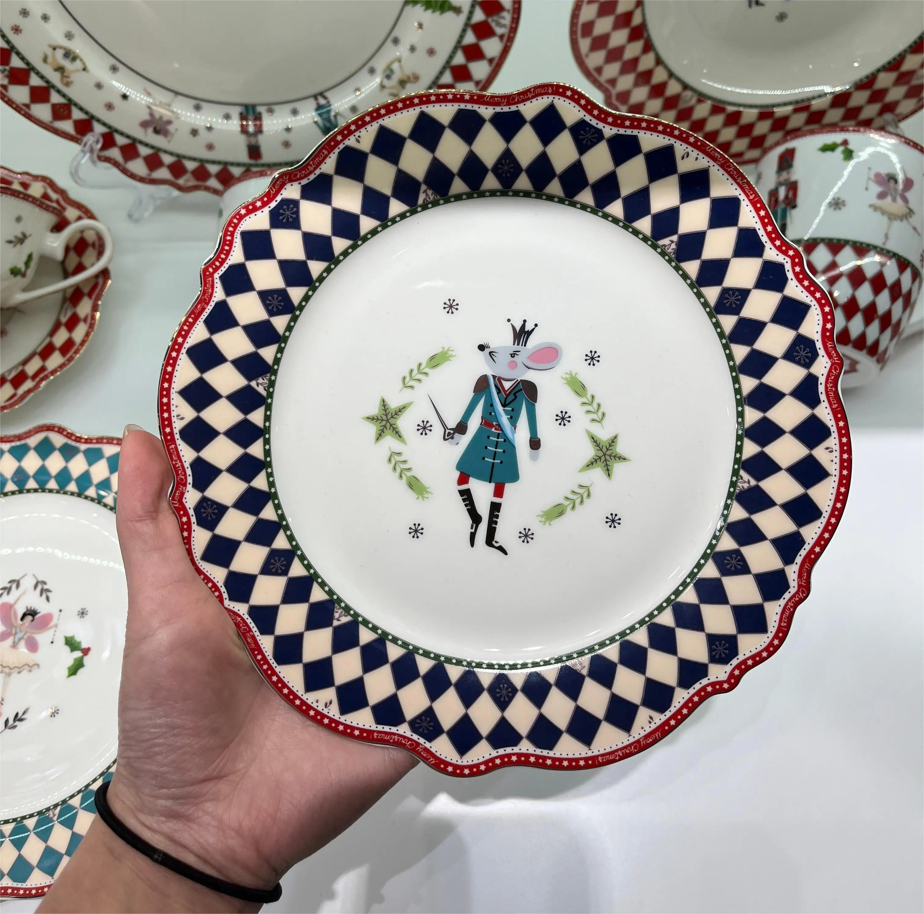 Ceramic Promotion Holiday Dish Plate Set for Dinners and Parties manufacture